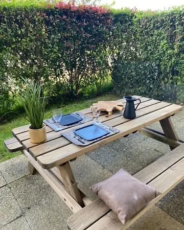 4 Personnes A 3 Mns De La Avec Jardin דירה *
